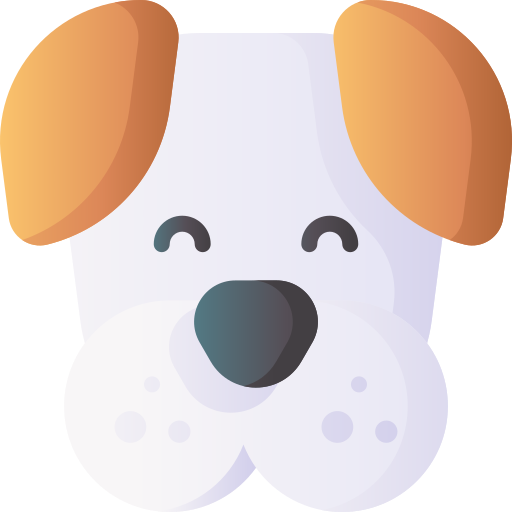Собака 3D Basic Gradient иконка
