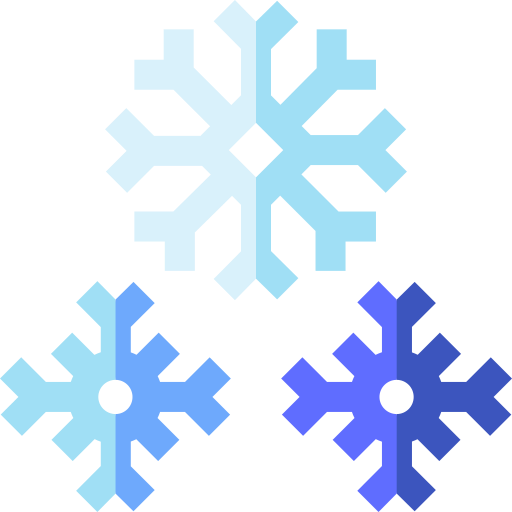 schneeflocken Basic Straight Flat icon