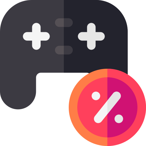 gamepad Basic Rounded Flat icoon