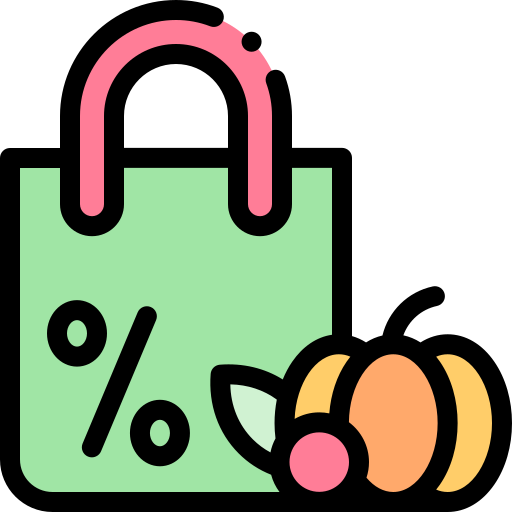 Shopping bag Detailed Rounded Lineal color icon