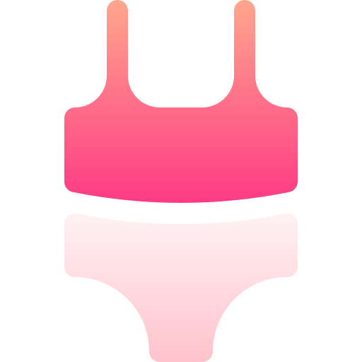bikini Basic Gradient Gradient icono