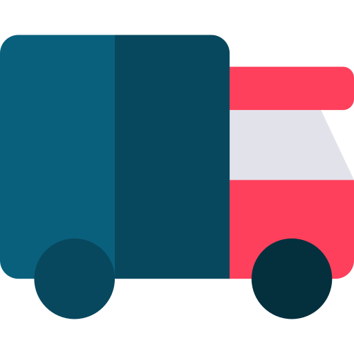 トラック Basic Rounded Flat icon