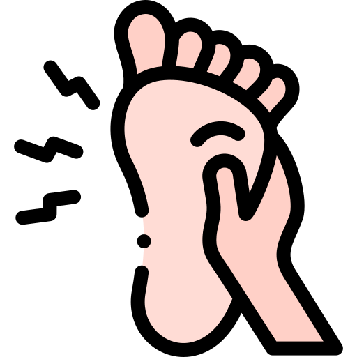足のマッサージ Detailed Rounded Lineal color icon