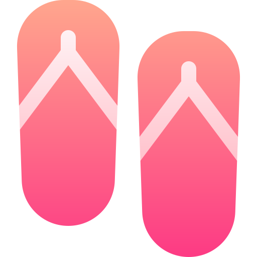 chancletas Basic Gradient Gradient icono