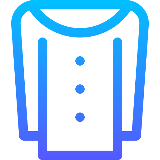 t-shirt Basic Gradient Lineal color icon