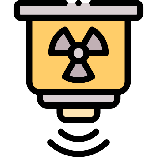 放射線療法 Detailed Rounded Lineal color icon