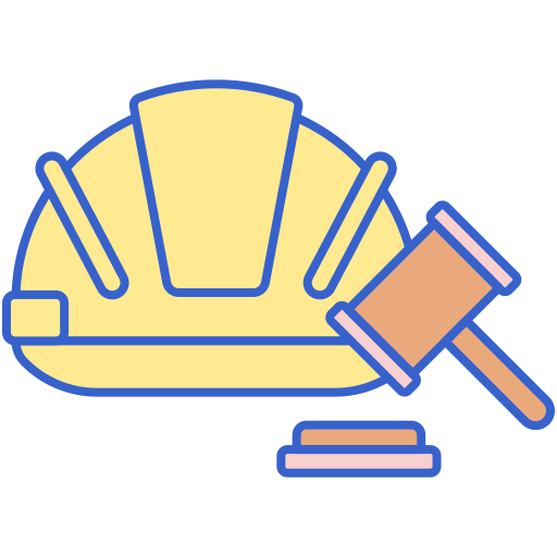 derecho laboral Flaticons Lineal Color icono