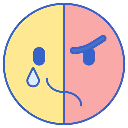 Эмоции Flaticons Lineal Color иконка