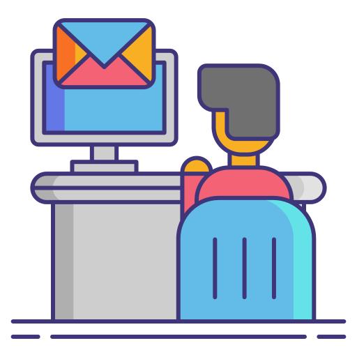 e-mail Flaticons Lineal Color icona