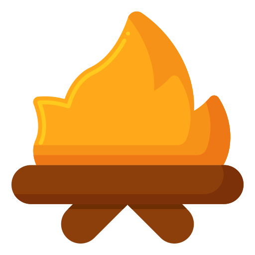 Campfire Flaticons Flat icon