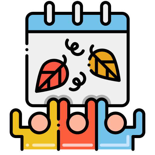 calendrier Flaticons Lineal Color Icône