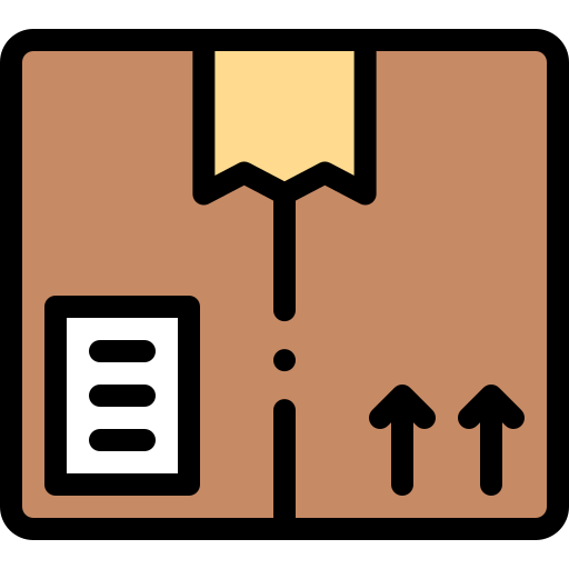 Package Detailed Rounded Lineal color icon