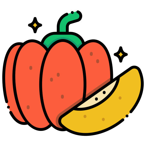 Pumpkin Flaticons Lineal Color icon