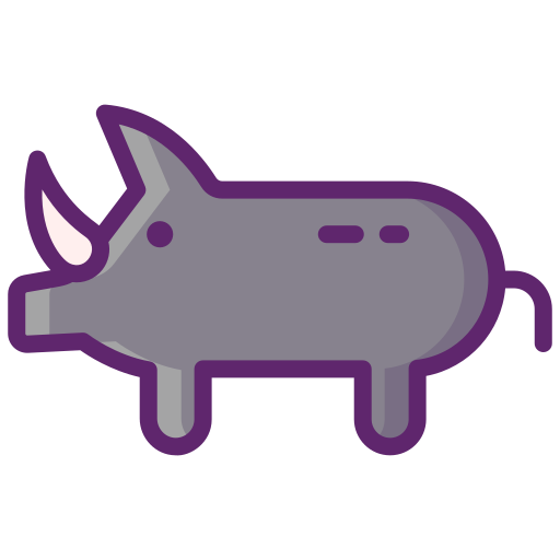 Wild boar Flaticons Lineal Color icon