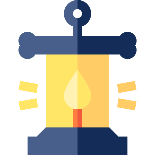 Lantern Basic Straight Flat icon