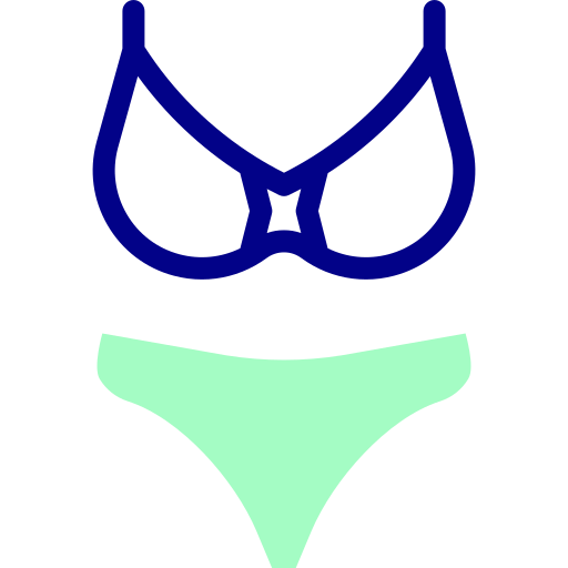 Lingerie Detailed Mixed Lineal color icon