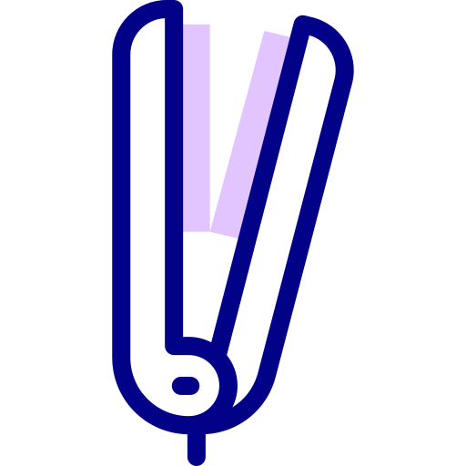 ストレートヘアアイロン Detailed Mixed Lineal color icon