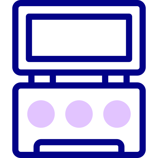 아이 섀도우 Detailed Mixed Lineal color icon