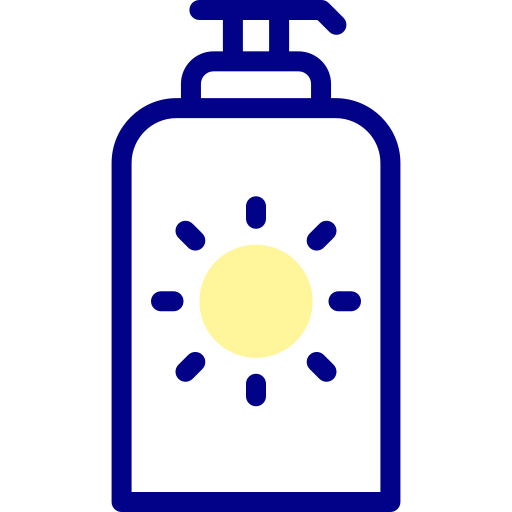 balsam do opalania Detailed Mixed Lineal color ikona