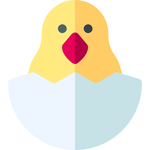 Chick Basic Rounded Flat icon