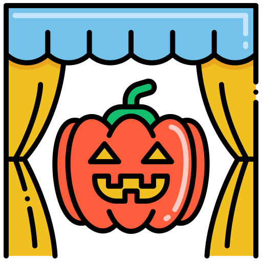 Theatre play Flaticons Lineal Color icon