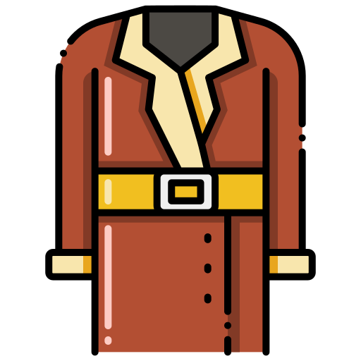 Trench coat Flaticons Lineal Color icon