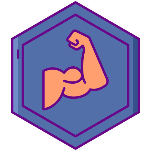 muscles Flaticons Lineal Color Icône