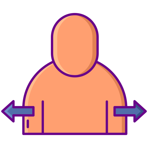 Obesity Flaticons Lineal Color icon