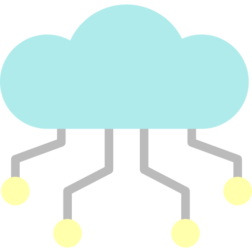 Cloud service Generic Flat icon