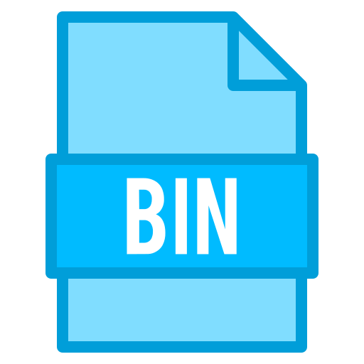 bin-bestand Generic Blue icoon