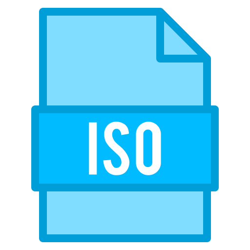 iso-bestand Generic Blue icoon