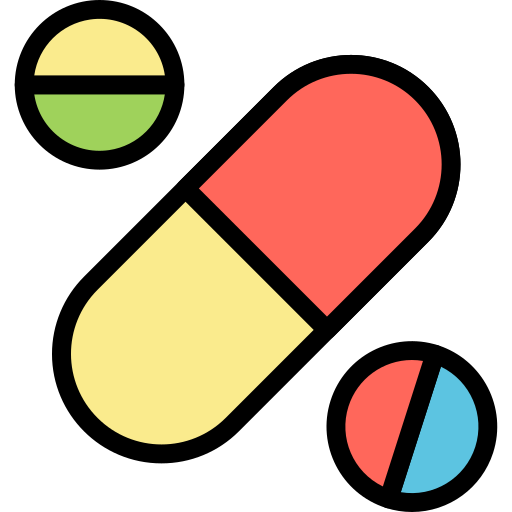 pílulas Generic Outline Color Ícone