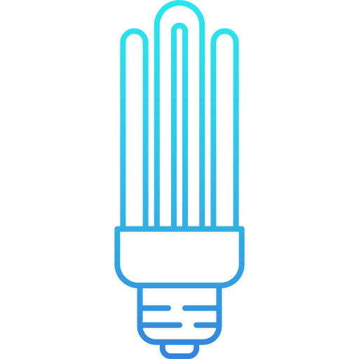 Energy saving light Generic Gradient icon