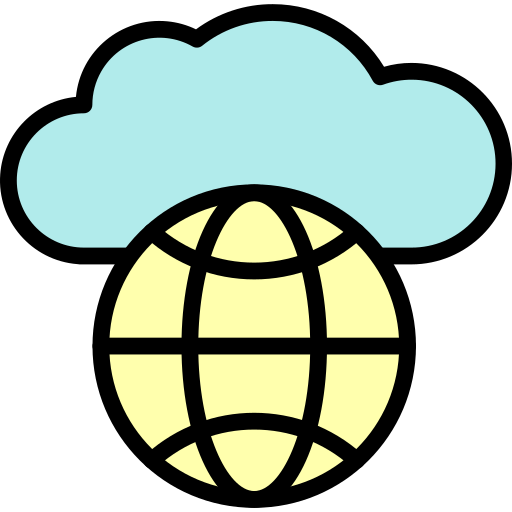 Cloud service Generic Outline Color icon