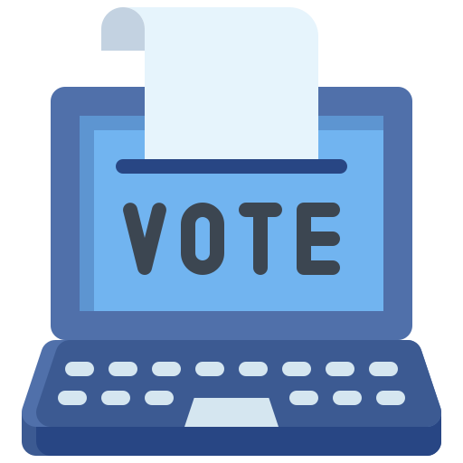 Электронное голосование Generic Flat иконка