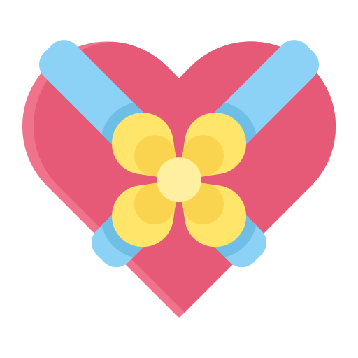 caja de corazón Generic Flat icono