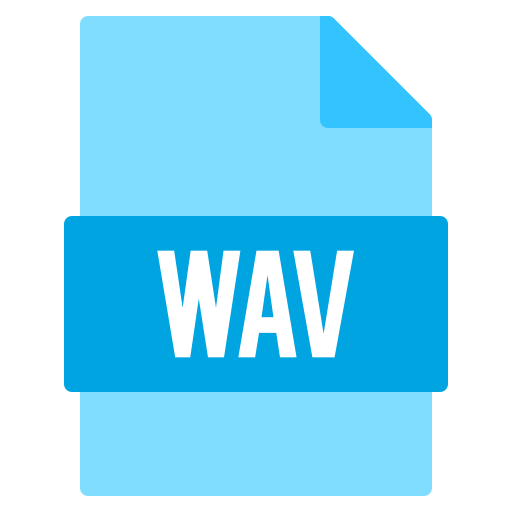 Wav file Generic Flat icon