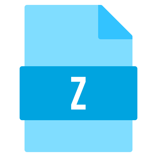 z-bestand Generic Flat icoon