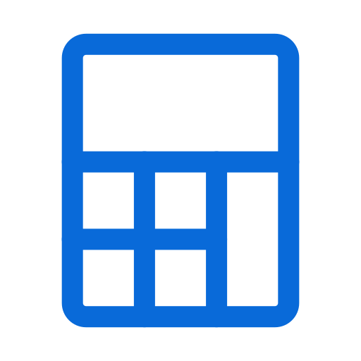 rekenmachine Generic Detailed Outline icoon