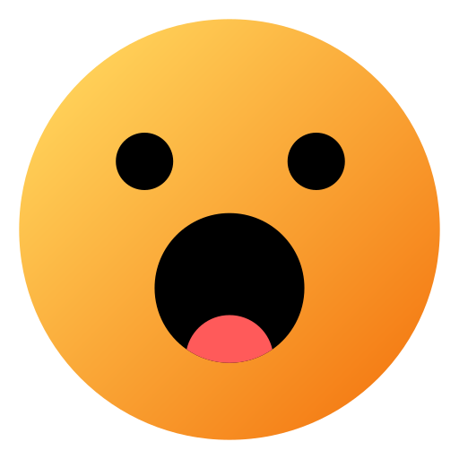 Emoticon Generic Flat Gradient icon