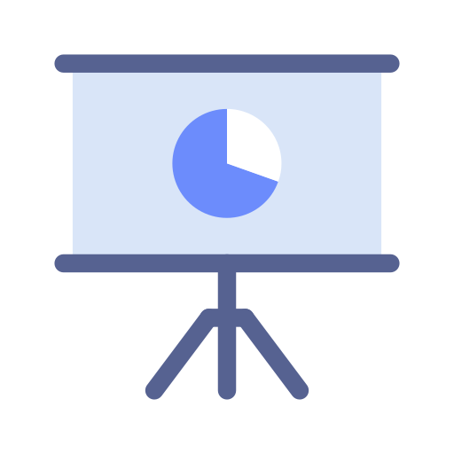 presentatie Generic Flat icoon