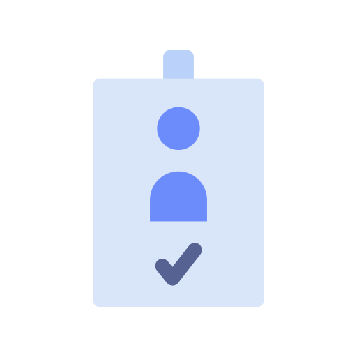 Identity card Generic Flat icon
