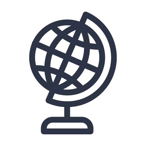 Globe Generic Detailed Outline icon