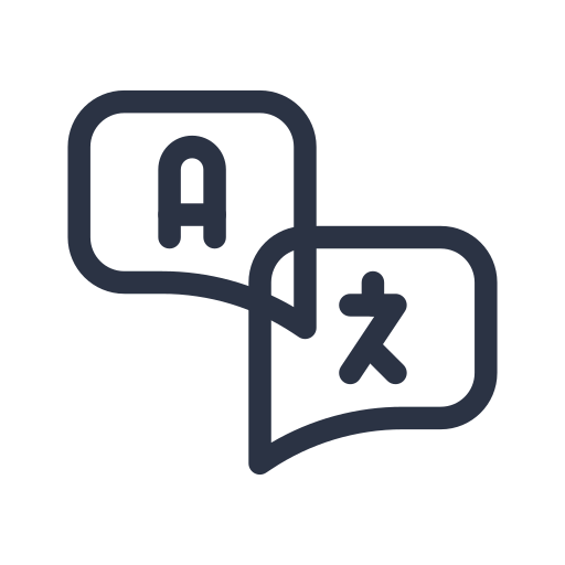 Language Generic Detailed Outline icon