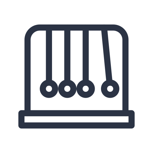 Newtons cradle Generic Detailed Outline icon