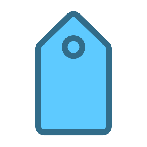 꼬리표 Generic Blue icon