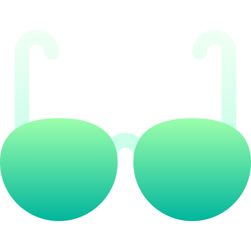 des lunettes de soleil Basic Gradient Gradient Icône