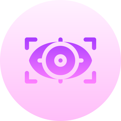 vision Basic Gradient Circular Icône