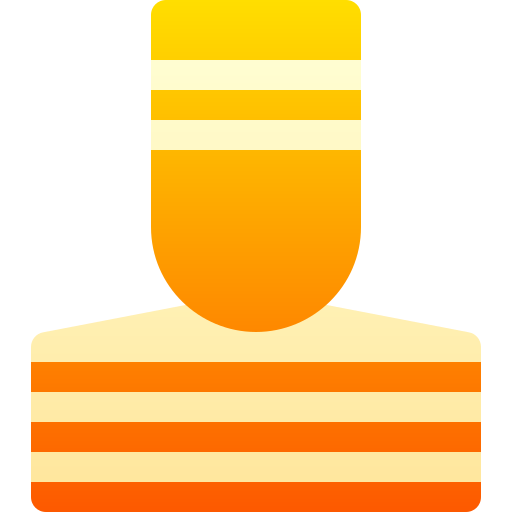 gevangene Basic Gradient Gradient icoon