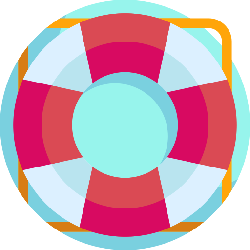 boya salvavidas Detailed Flat Circular Flat icono